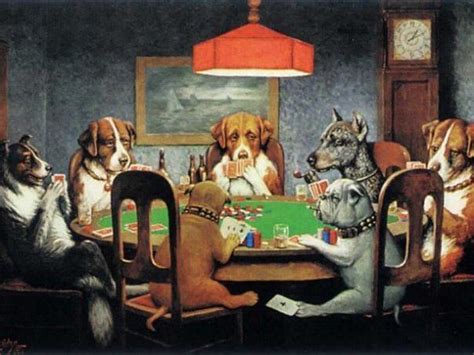 Que Significan Los Perros Jugando Poker