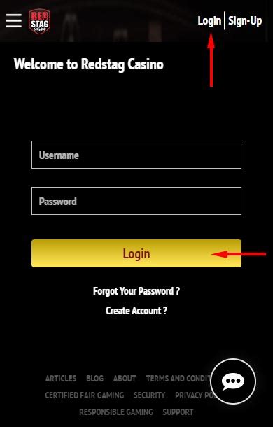 Red Stag Casino Login