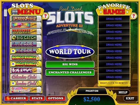 Reel Deal Slots Adventure 3 Turne Mundial