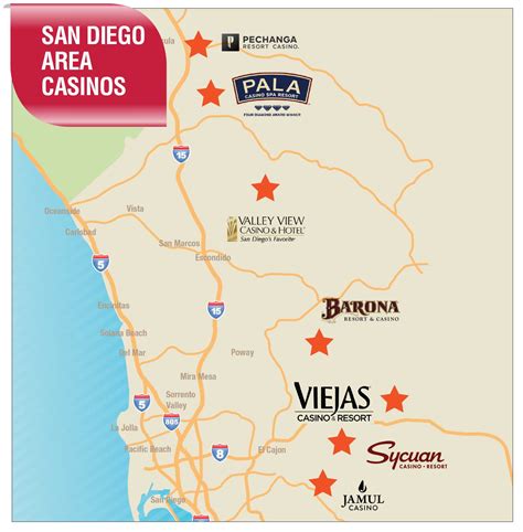San Diego Indian Casino Mapa