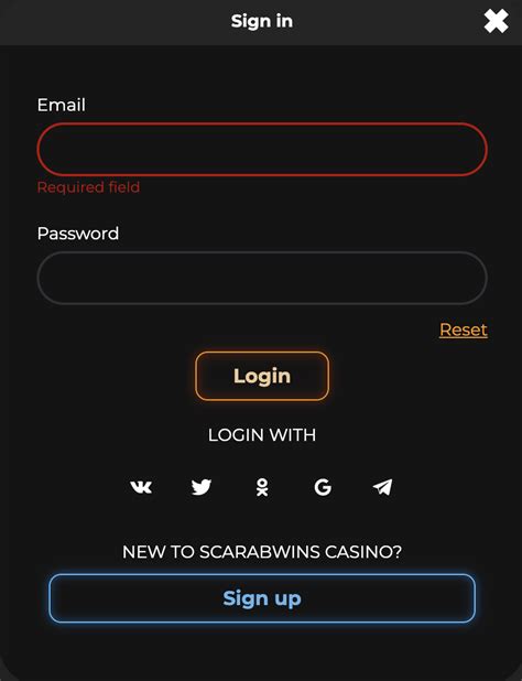 Scarabwins Casino Login