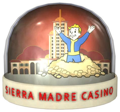 Sierra Madre Casino Snowglobe