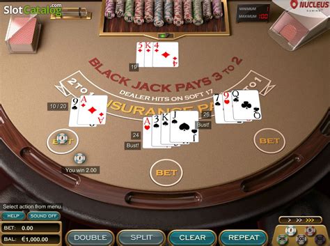 Single Deck Blackjack Nucleus Gaming Sportingbet