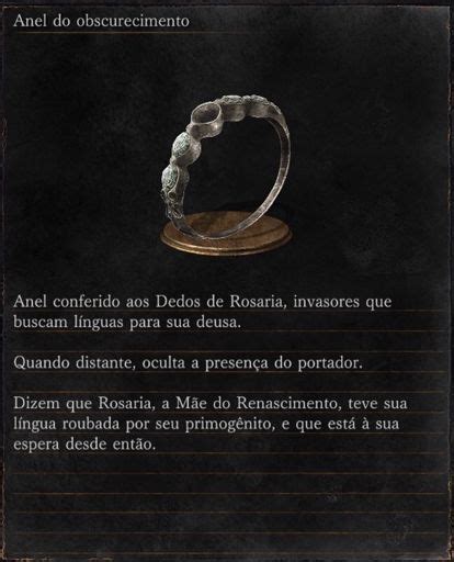 Sintonia Ranhura Do Anel De Dark Souls