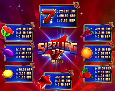 Sizzling 777 Deluxe Pokerstars