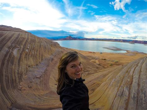 Slot Canyon De Caiaque No Lago Powell