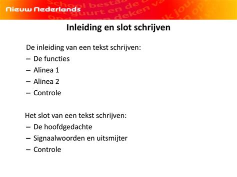 Slot De Van Een Artikel