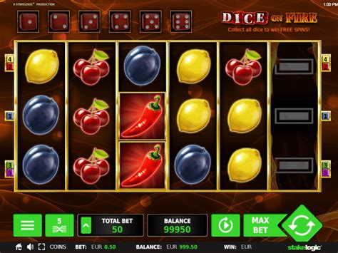 Slot Dice On Fire