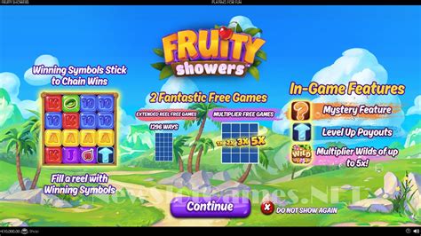 Slot Fruity Showers