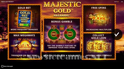 Slot Majestic Gold Megaways