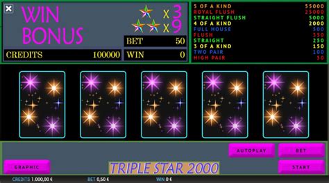 Slot Triple Star 2000