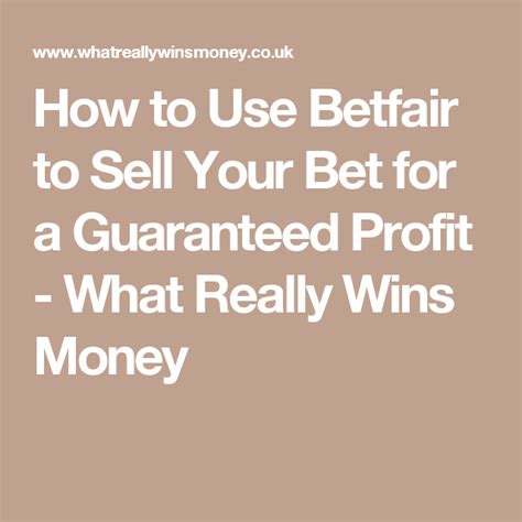 Sold It Betfair