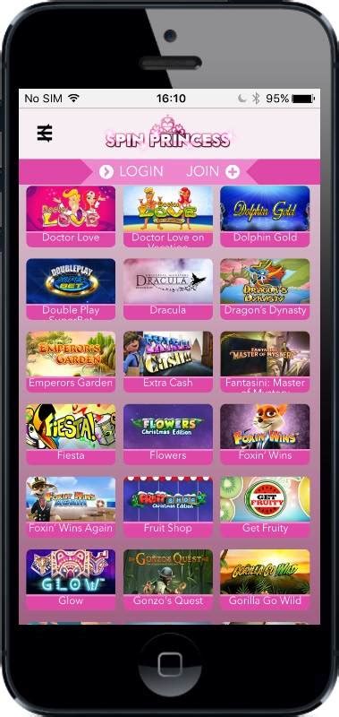 Spin Princess Casino Mobile