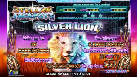 Stellar Jackpots With Silver Lion Novibet