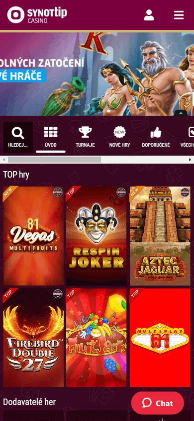 Synot Tip Casino Mobile