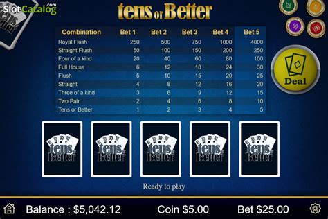 Tens Or Better Mobilots 888 Casino
