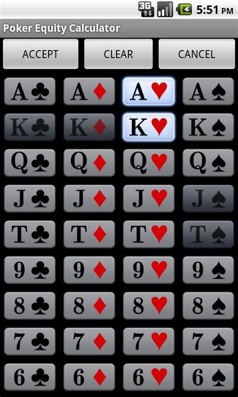 Texas Holdem Calculadora De Probabilidades Android