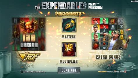 The Expendables New Mission Megaways Bet365
