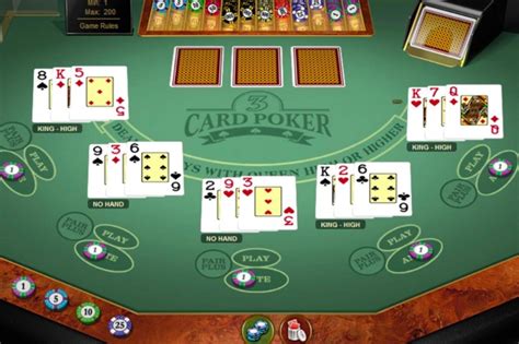 Three Card Poker 2 Pokerstars