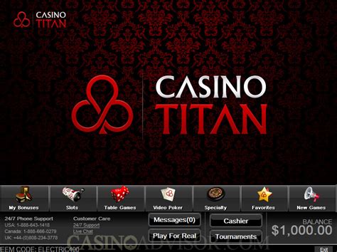 Titan Casino Bonus Termos