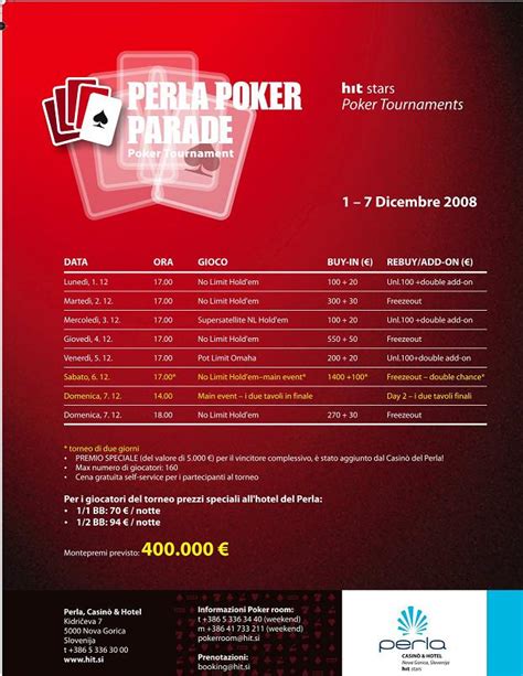 Torneo Pessoas S Poker Nova Gorica