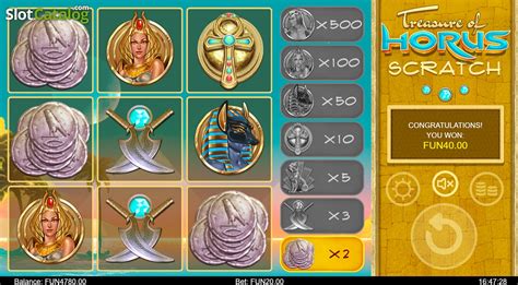 Treasure Of Horus Scratch Bwin