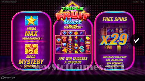 Triple Fruit Deluxe Megaways Bodog