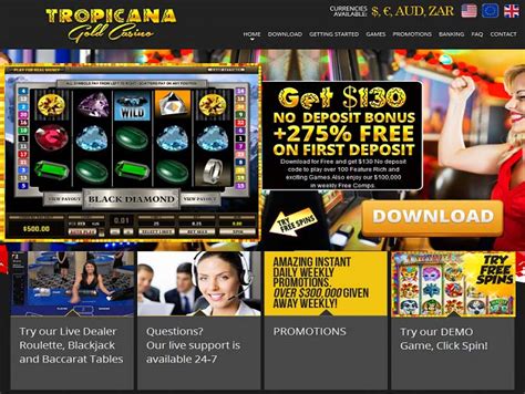 Tropicana Casino Gold Flash