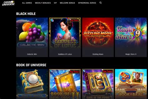 Universegame Casino Mobile
