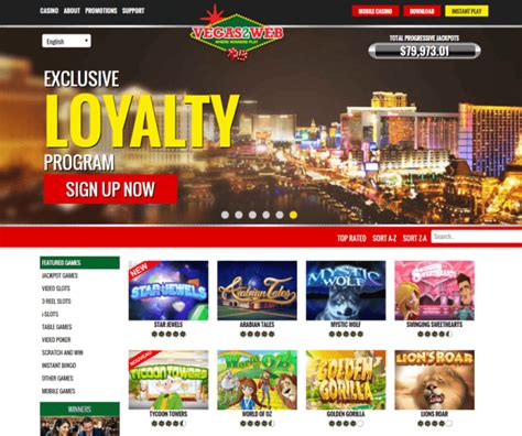 Vegas2web Casino Online