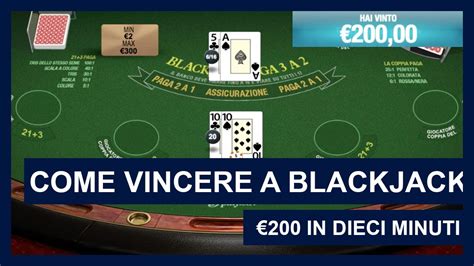 Venha Vincere Al Blackjack Elettronico