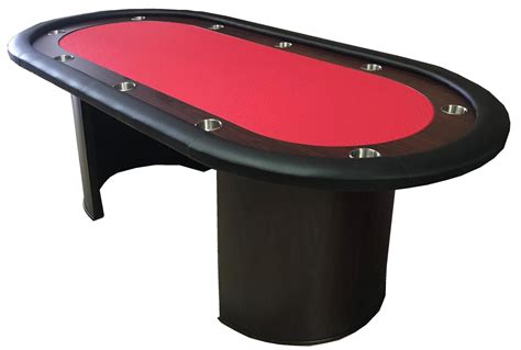 Vermelho Mesa De Poker Pano