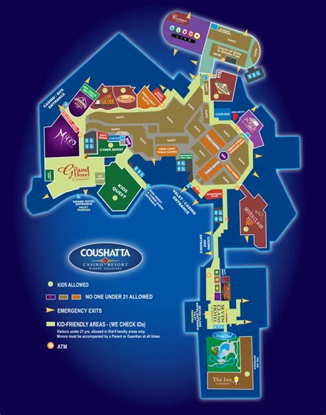 Vermelho Vento Casino Mapa