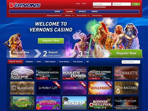 Vernons Casino Online