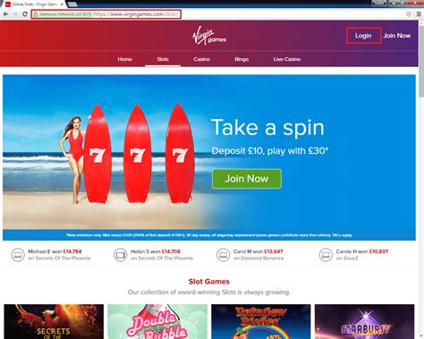 Virgin Casino Online Login