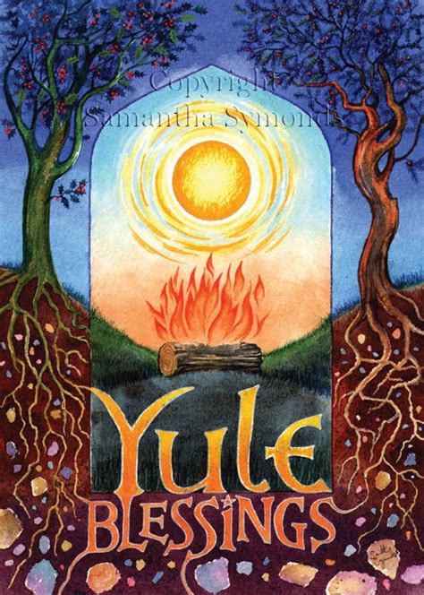 Yule Blessings Blaze