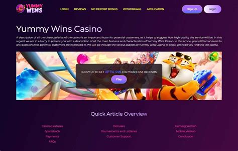 Yummy Wins Casino Mobile