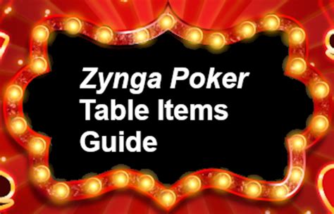 Zynga Poker Strategy Guide